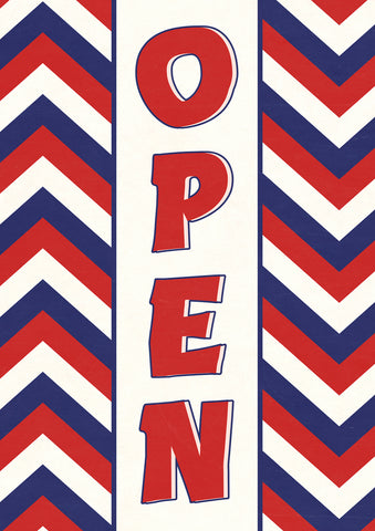 Open-Chevron House Flag Image