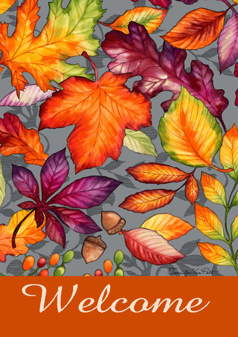 Autumn Welcome Flag Image