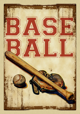 Vintage Baseball Flag Image