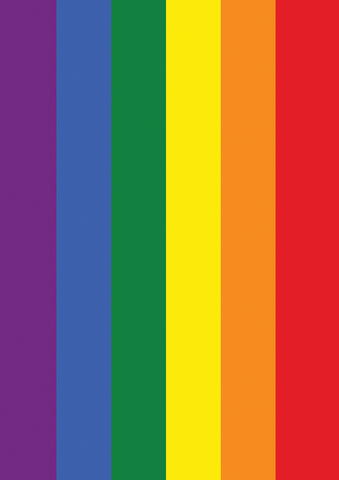 Rainbow Pride House Flag Image