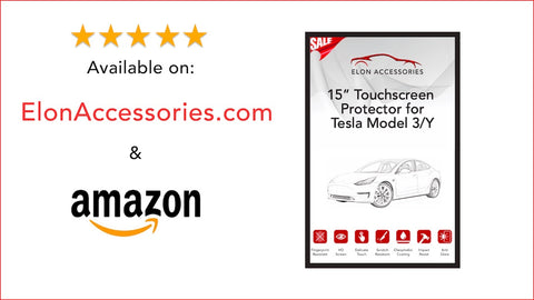Tesla Model Y Accessories _ Screen protector for anti-glare and fingerprint resistance