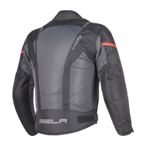 Bela Artex Motorcycle Touring Summer Textile Jacket - Black/Red