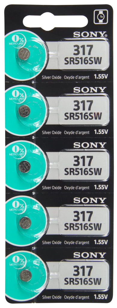 koppeling Speciaal Parasiet S317 Sony Watch Battery #317 Tear Strip — M&M Merchandisers