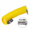 16 foot yellow air hose type q air fitting