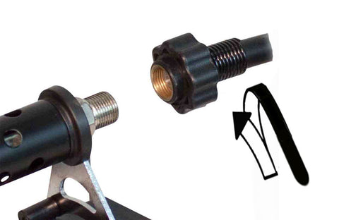 screw on connection clockwise motion 