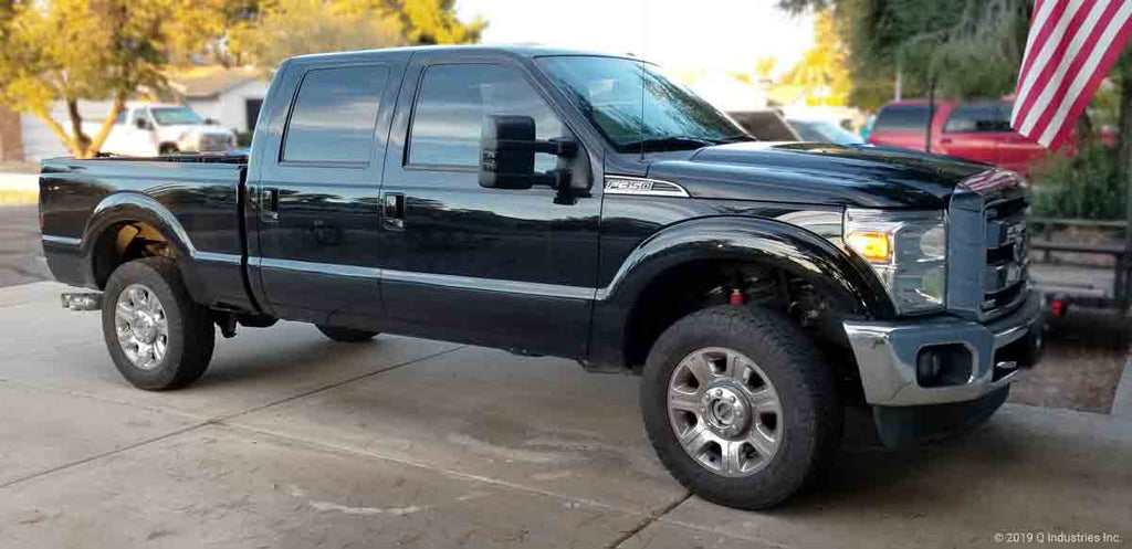 superduty with running boards removed