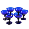 Bjorkshult Cobalt Blue Coupe Glasses | The Hour Shop Vintage