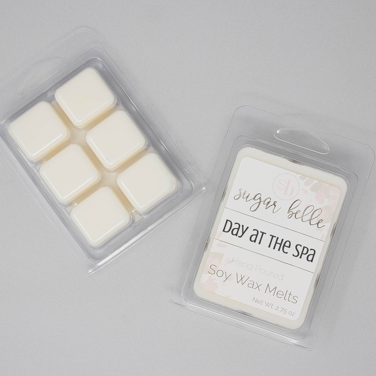 Spa Day 5 Mini Hearts Soy Wax Melts By The Little Melt Boutique