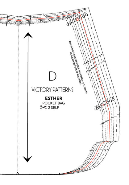 Esther pants- grading between sizes - Victory Patterns blog