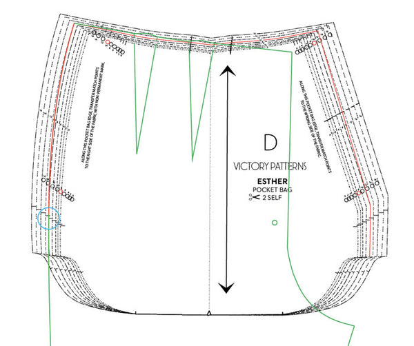 Esther pants- grading between sizes - Victory Patterns blog