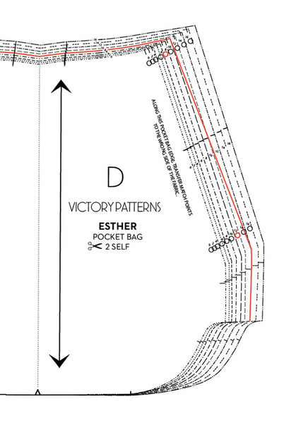 Esther pants- grading between sizes - Victory Patterns blog