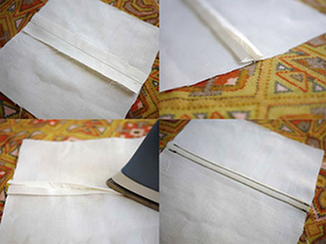 How to sew a fake French seam