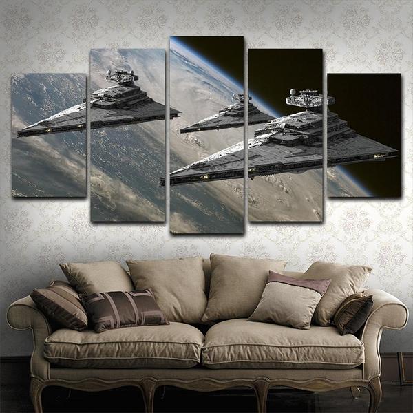 Star Wars Super Star Destroyer Canvas Painting