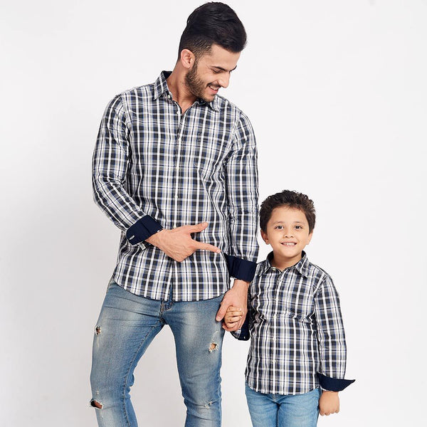 dad and son matching clothes