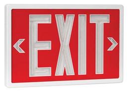 battery powered illuminated exit signs