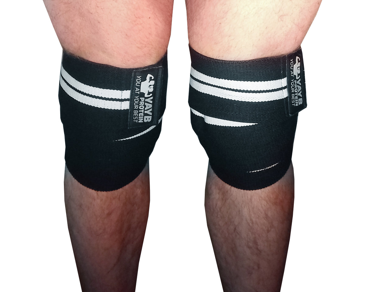 YAYB 7mm Pro Knee Sleeves Powerlifting Competition grade Strongman 