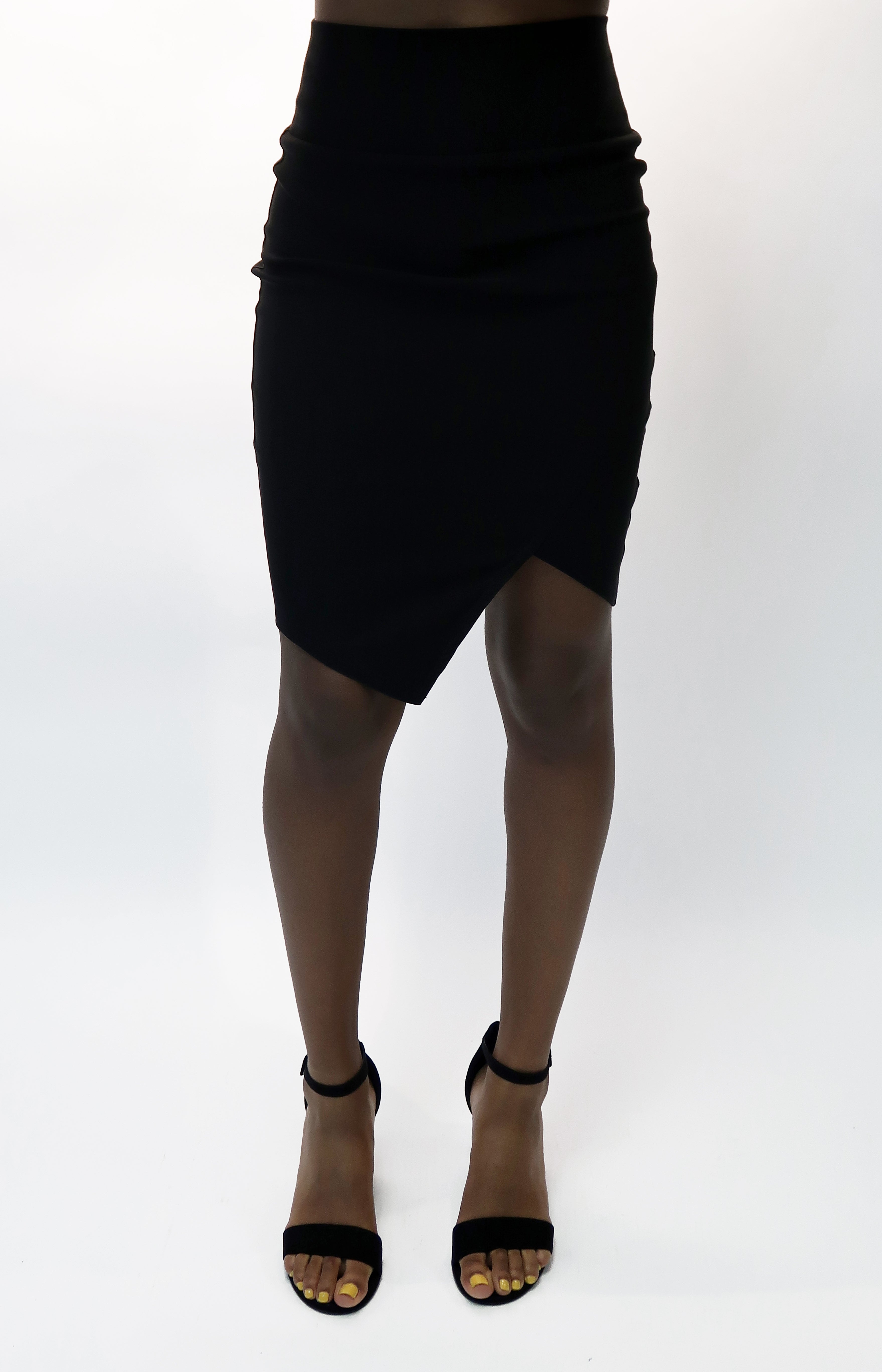 Knee-Length Envelope Bodycon Skirt