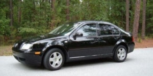 Black Mk4 Jetta