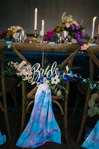 watercolor wedding sweetheart table