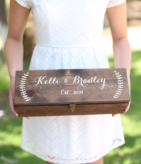 wedding keepsake box