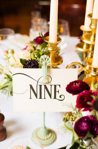 enchanting wedding table numbers