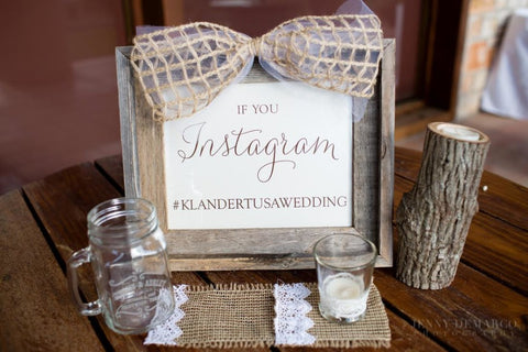 Custom Instagram Sign