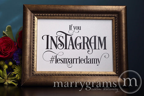 Custom Instagram Sign