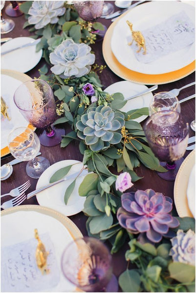 ultra violet wedding inspiration pantone table decor
