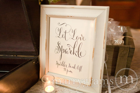 Sparkler Send Off Sign