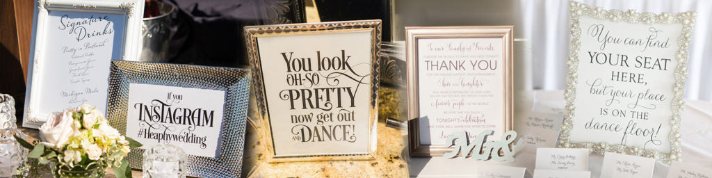 wedding signs marrygrams 101 stationery