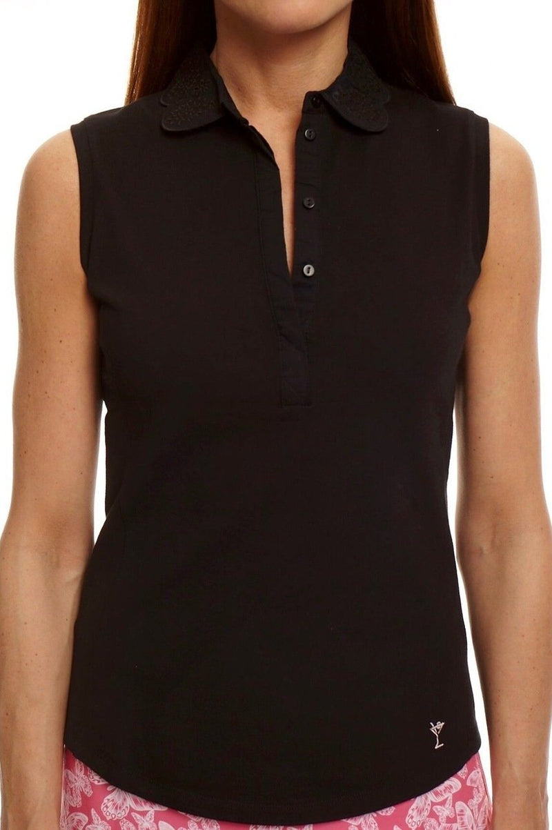 women's cotton sleeveless golf shirts