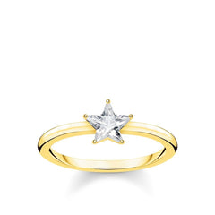 Sparkling Star Gold Ring