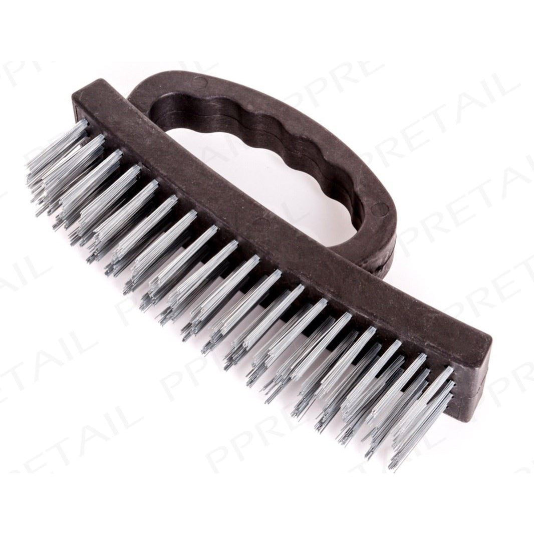 metal bristle scrub brush