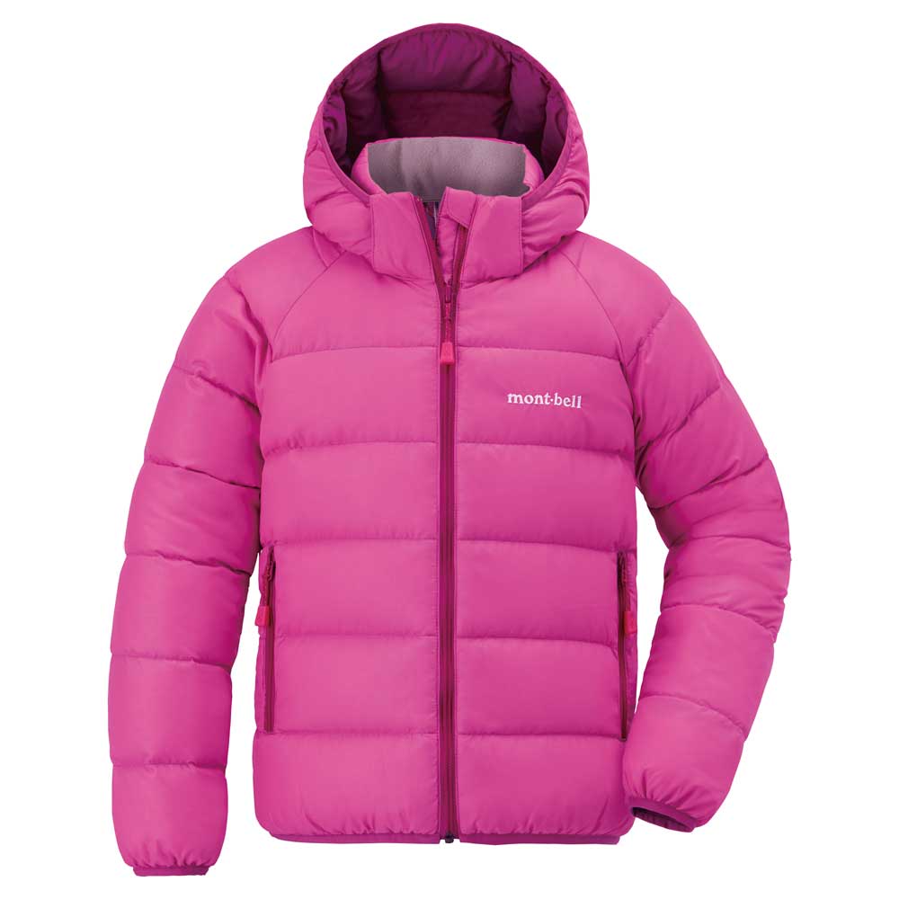 montbell jacket purple and pink