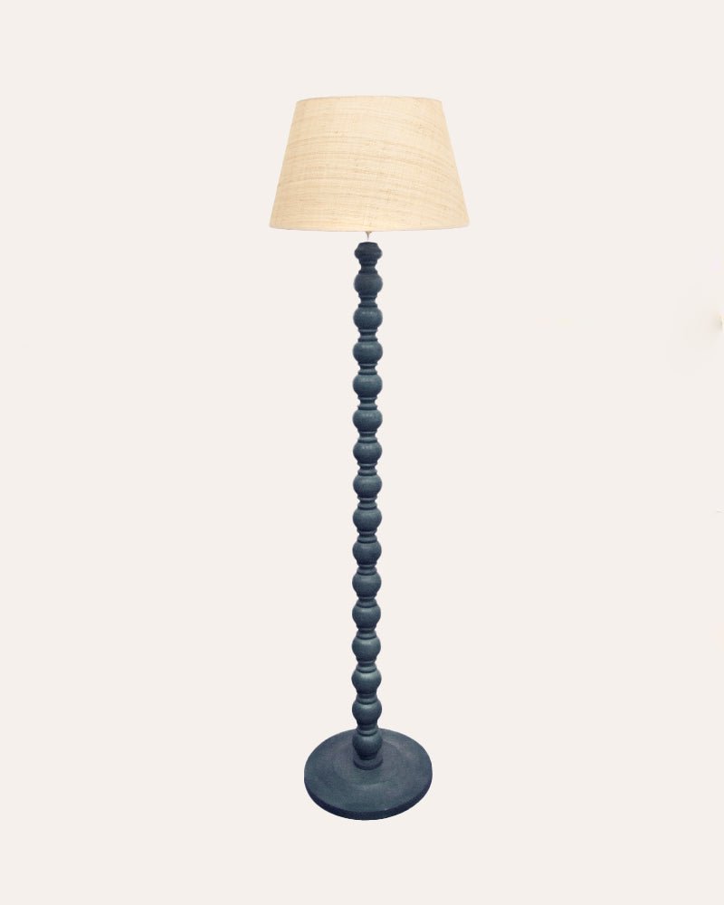 bobbin base floor lamp