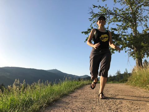 Abendliche Laufrunde mit der Luna Flaco im Schwarzwald