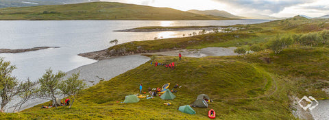 Packrafting Abendstimmung