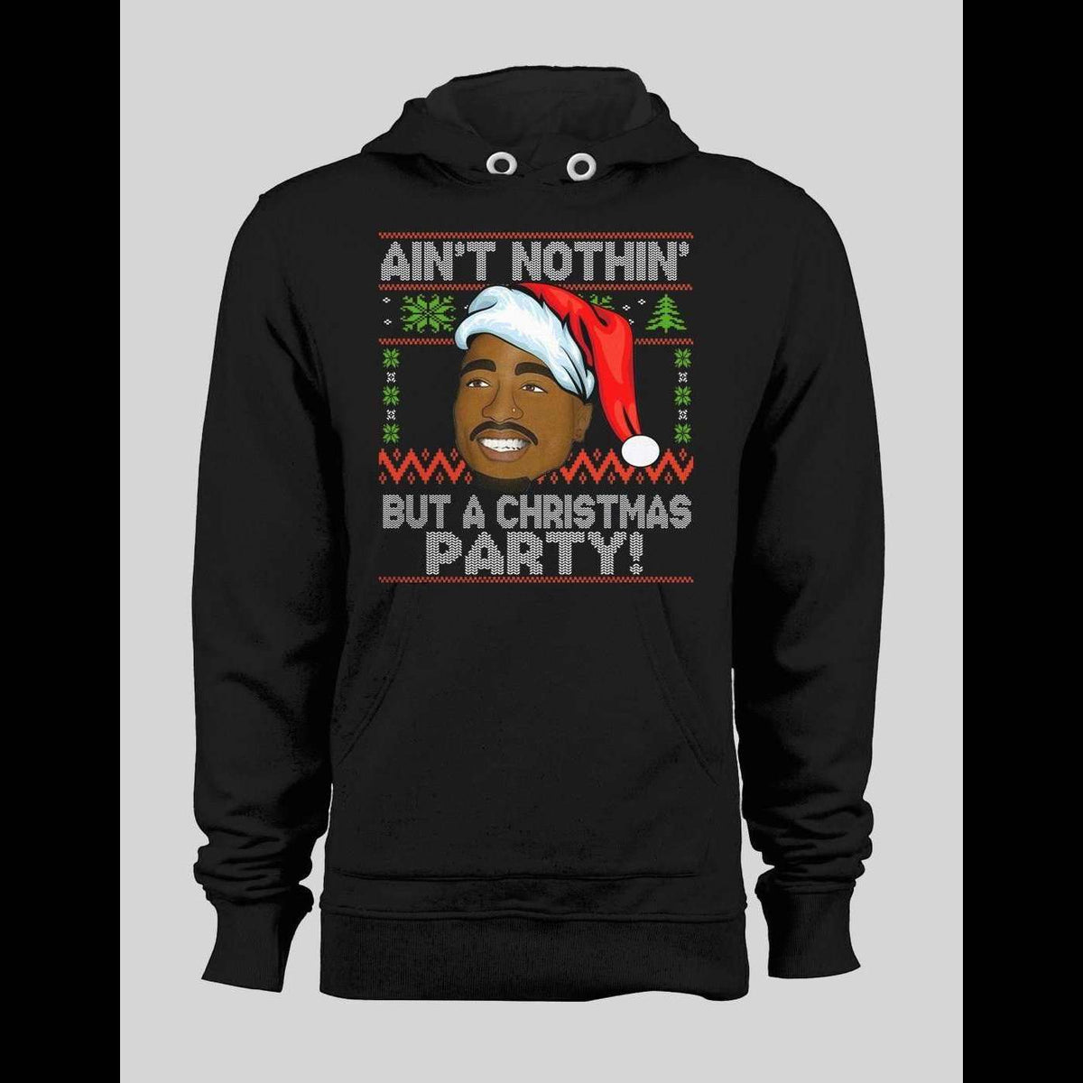 tupac xmas sweater