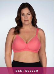  The Brigitte Full Coverage Wirefree or Underwire- Padded T-Shirt Bra | 5042 