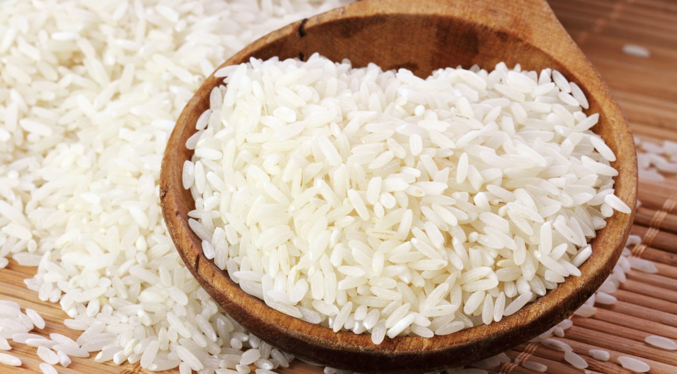 wooden bowl filled with rice