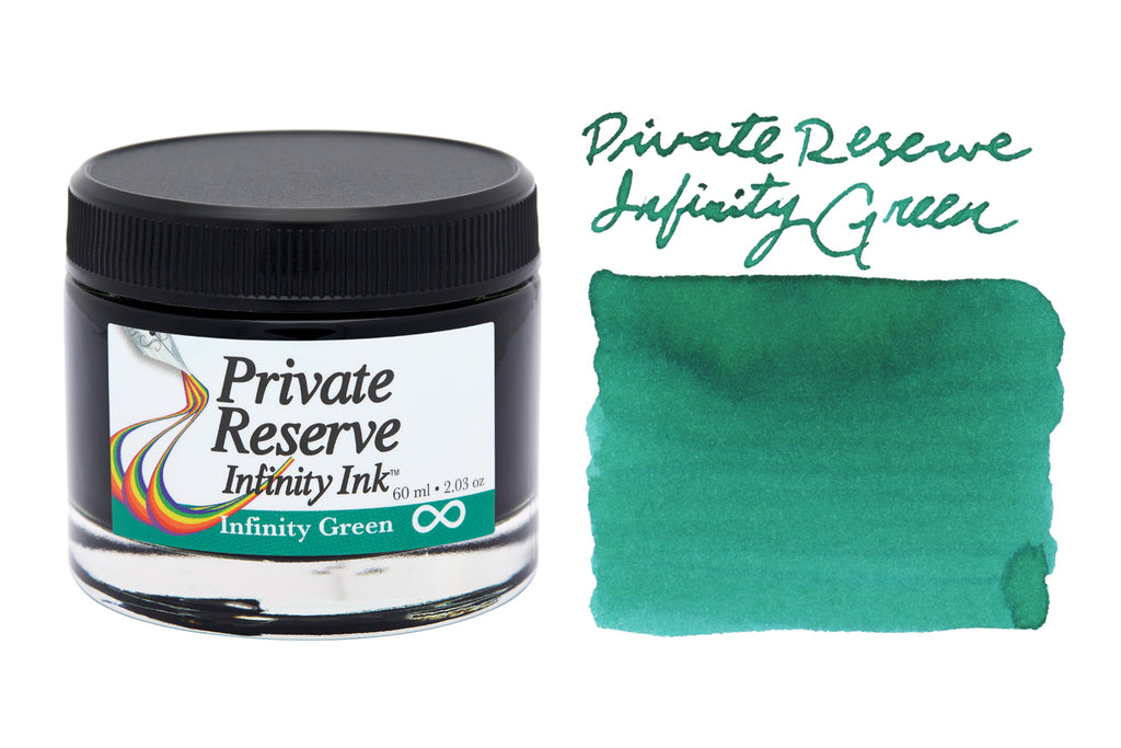 Private Reserve Infinity Green - 60ml Bottled Ink – The Goulet Pen Company
