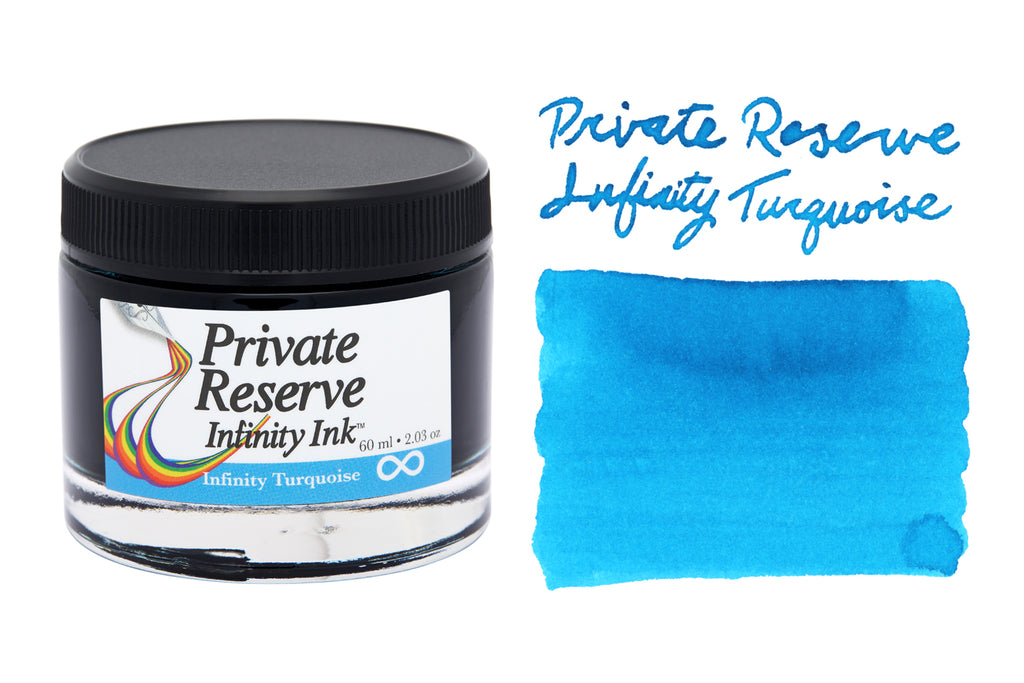 Private Reserve Infinity Turquoise - 60ml Bottled Ink – The Goulet Pen Company