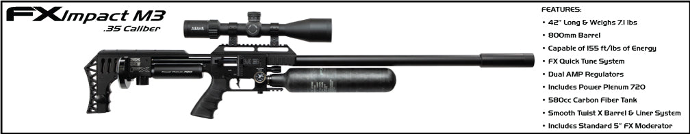 Fx Impact M3 35 Caliber 800mm Email For Up To Date Availability Pre Southern Precision Air 8830