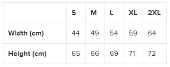 WearBU - Women's Metric Size Charts