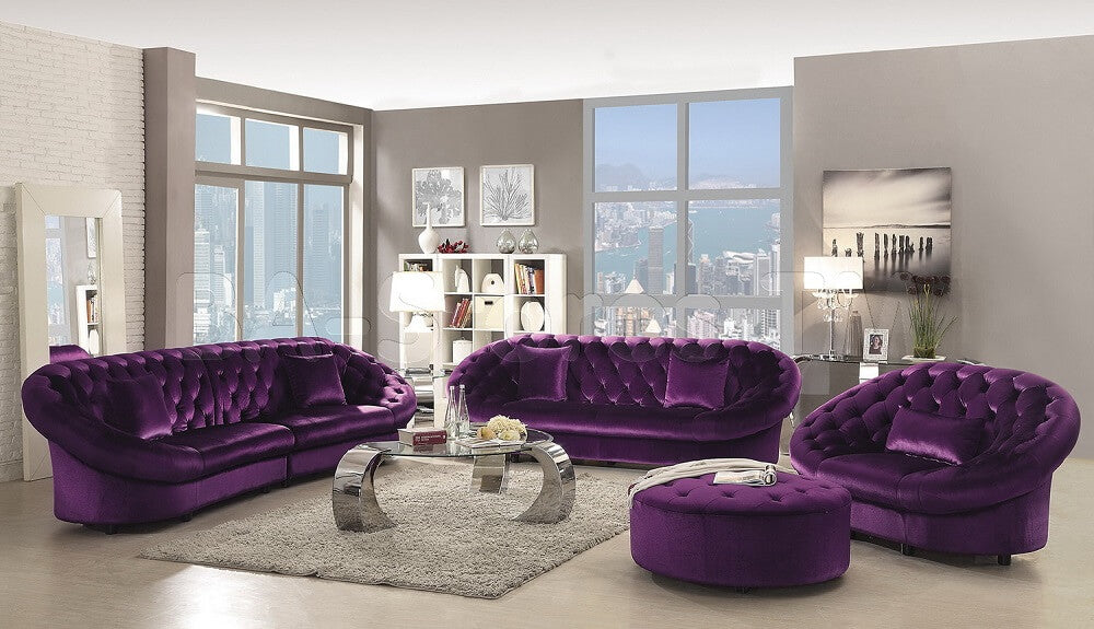 Purple   Velvet Furnishings