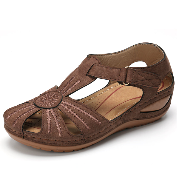 casual comfort wedge sandals