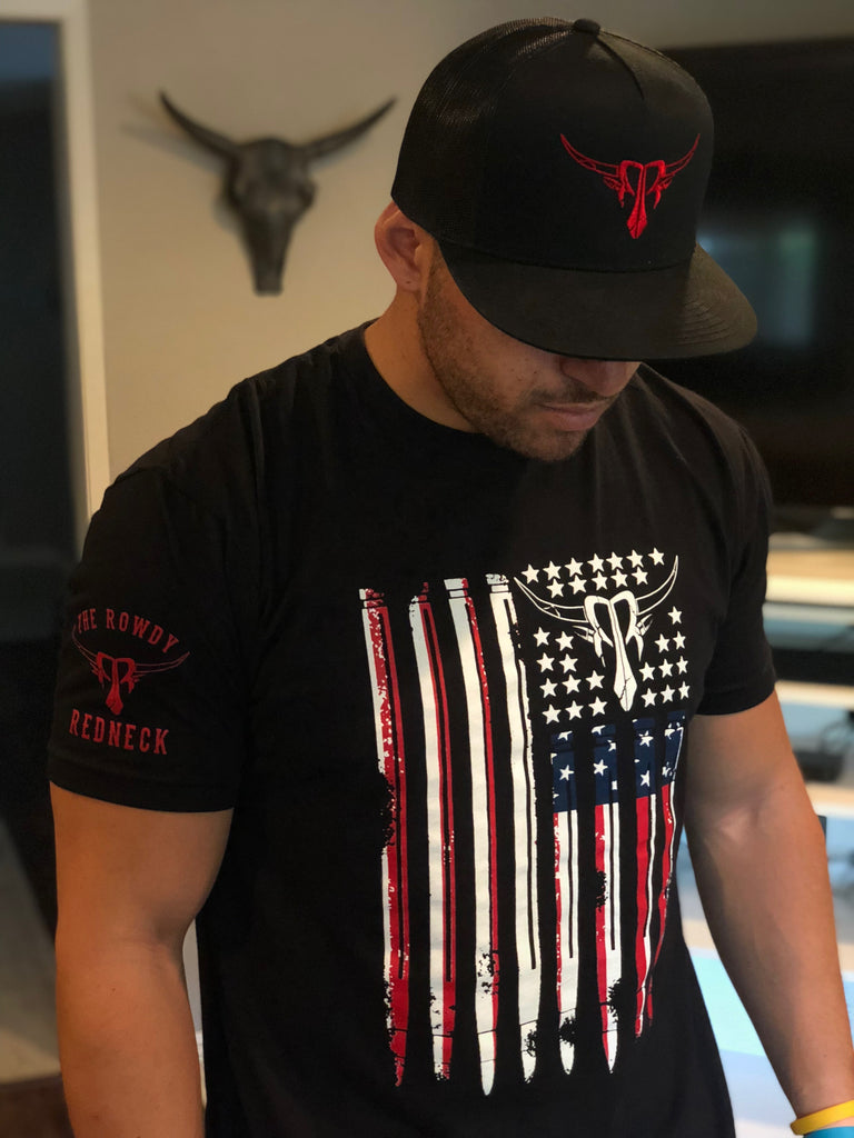 EVENT MEN'S Rowdy Bullet Flag Shirt