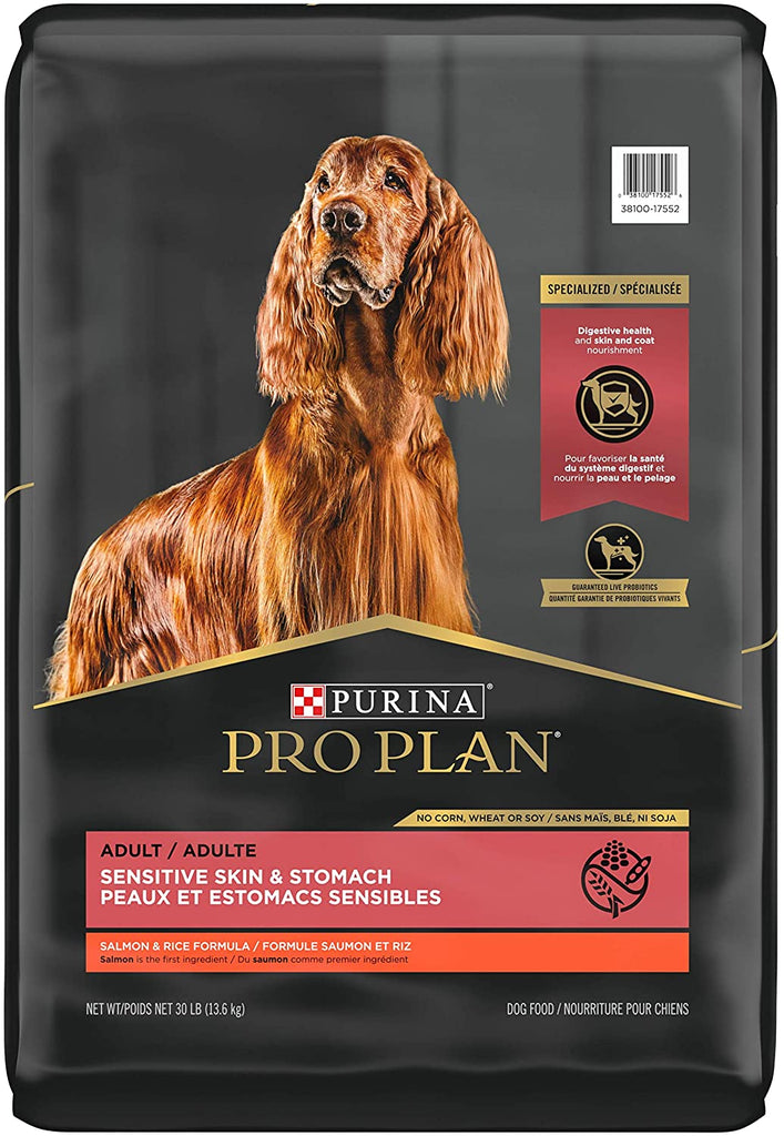 Traditie behalve voor Acht Purina Pro Plan Adult Sensitive Skin & Stomach Salmon & Rice Formula D —  Jake's Pet Supply