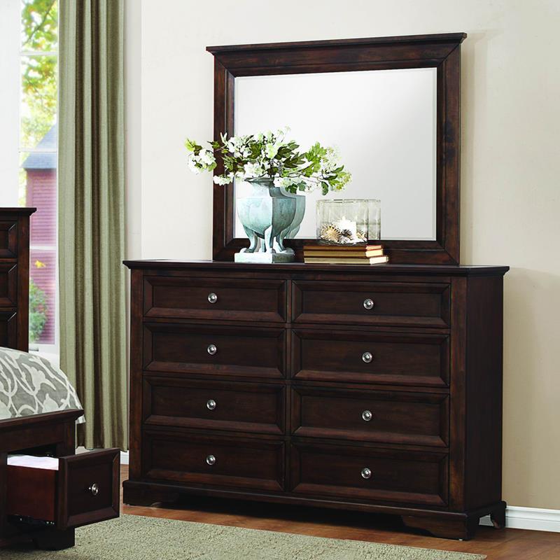 Homelegance Eunice 8 Drawer Dresser In Espresso Beyond Stores