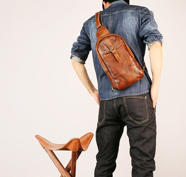 mens sling backpack